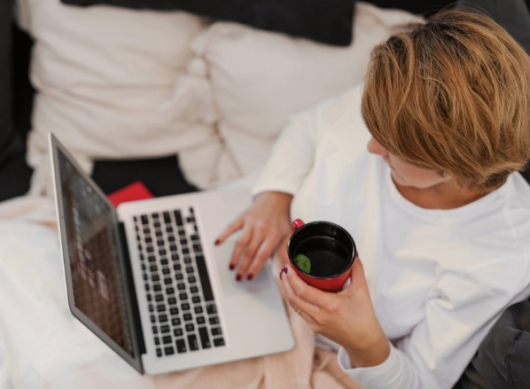 Woman And WiFi
